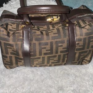 Vintage Fendi Zucca canvas bag
